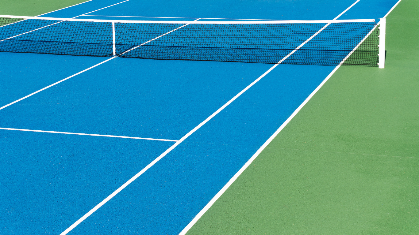 tennis court cleaning